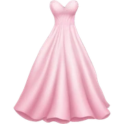 Pink wedding dress  sticker