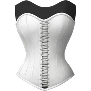 White corset sticker