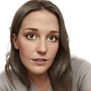 realistic portrait of girl sticker