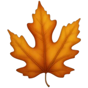 autumn leaf sticker