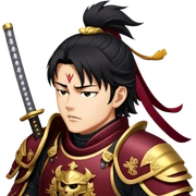 Samurai Leader sticker