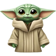 Baby yoda sticker