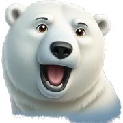 polar bear  sticker