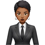 Black woman boss  sticker