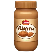 Almond butter sticker