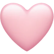 pastel pink heart sticker
