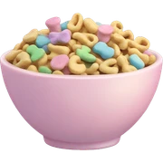 Pastel bowl full of Lucky charms  sticker
