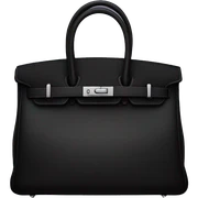 Black birkin bag sticker