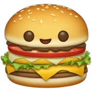 Cheeseburger sticker