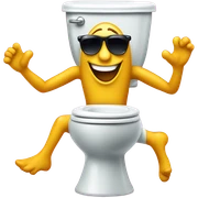 Skibidi toilet sticker