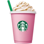 Pink Starbucks sticker