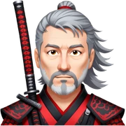 Daring Samurai sticker