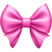 pink bow sticker