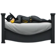 batman sleeping sticker