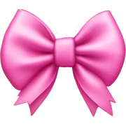 pink bow sticker