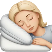 Sleepping sticker
