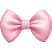 Light pink bow sticker