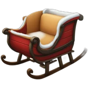 sleigh sticker