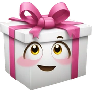 Birthday box sticker