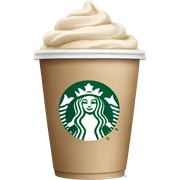 Beige Starbucks  sticker