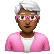 Pink iPhone  sticker