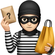 Robber sticker