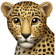 Leopard heart  sticker