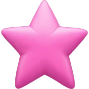 Pink Star  sticker
