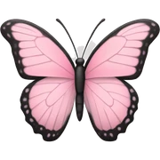 Light pink butterfly  sticker