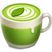 Matcha latte sticker