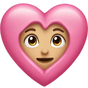 pink heart sticker