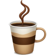 Cup of coffee sticker
