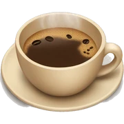 Beige cup of coffee sticker