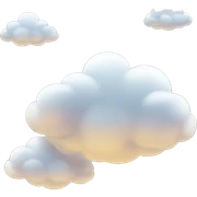 nube voladora sticker