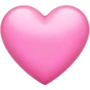 Corazón rosa sticker