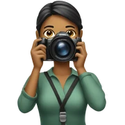 camera woman sticker