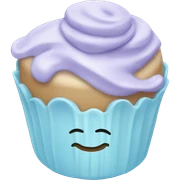pastel blue dessert sticker