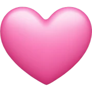 Pink heart sticker