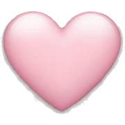 Light pink heart sticker