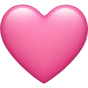 Pink heart  sticker