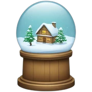 snowglobe sticker