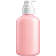 Oil bottle for skincare, pastel pink sticker