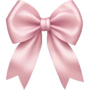 Light pink bows sticker