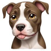 Pitbull puppy sticker