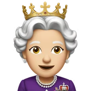queen elizabeth sticker