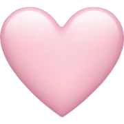 Light pink heart  sticker