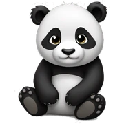Panda sticker