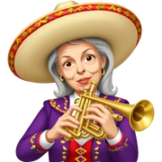 Mariachi Trumpet Player sticker