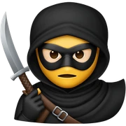 Robber emoji sticker