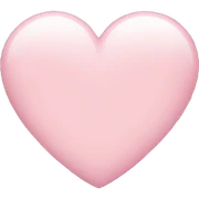 Light pink heart sticker
